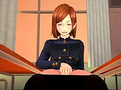 Kugisaki Nobara's intense orgasm from masturbation and sex