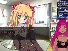 Vtuber starts playing My Girlfriend is the President game part 1