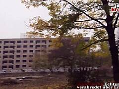 Busty Tattooed German Woman Picked Up For Outdoor Sex