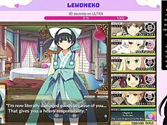 Lewdneko Plays Evenicle with Huge Anime Tits