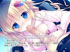 Princess and maiden explore jealousy in love route scene with subtitles.