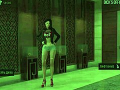 fashion model shows tongue at photoshoot