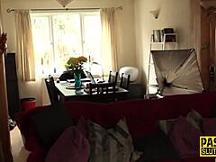 real busty milf sub, suck that cock for me in bdsm