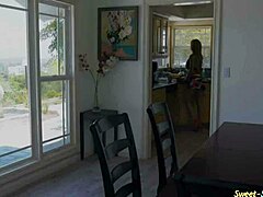 Gorgeous teen drools over dick in fantasy fuck