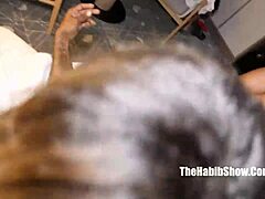 Two fine ass ebony freaks get nasty with big cock