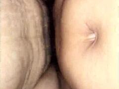 Amazing teen 18+ with big tits gets fucked, her dripping pussy close up 😘