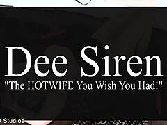 Dee Siren plays with big toys in her office space