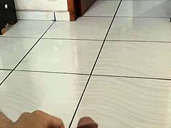 Jerking off and cumming hard, damn that's hot!