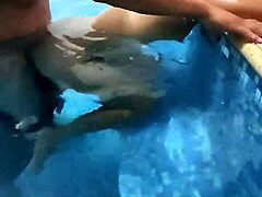 this mature guy invited us to his pool for filming