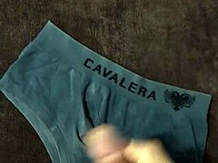 Jerking off and cumming hard, damn that's hot!