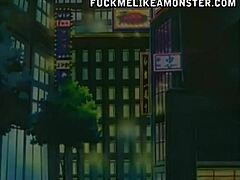 Anime teens strapon fucking threesome 😈