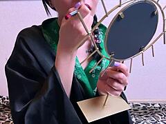 Eva Deva teaches you to be a girl in stockings and tattoo