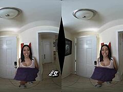 Latina Teen Feels Intense Pleasure With Big Cock