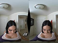 Latina Teen Feels Intense Pleasure With Big Cock