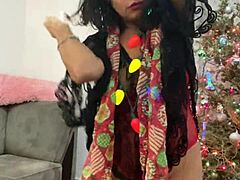 Anna Maria Shows Big Tits In Red Lingerie!