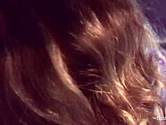 Brunette with big tits gets seduced for missionary bang.