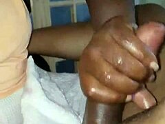 Intense Handjob Leading to Powerful Cumshot