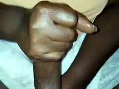 Intense Handjob Leading to Powerful Cumshot