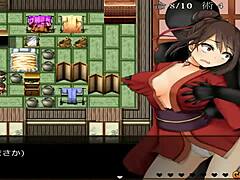 Kunoichi Peony Gameplay - Virgin Fight with Intense Groping