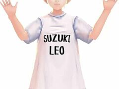 anime girl leo tries mixed bath in secret hot spring