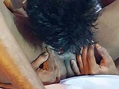 Horny black girlfriends rough doggystyle makeup sex