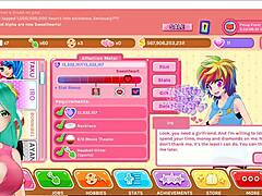 cute anime girl vtuber plays crush crush uncensored, wanna see?