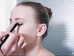 In this hardcore casting session, a blonde teen undergoes an intense interview with blowjobs and toy play.