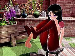 Feeling Intense Orgasm from Big Ass Riding and Blowjob in 3D Hentai