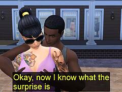 husband shares his wife with black friend for birthday threesome!