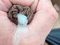 Young Brazilian twink jerks off and finishes with a hot release.