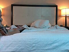 Fucking hot tatted petite teen beauty roughly in missionary position at home.