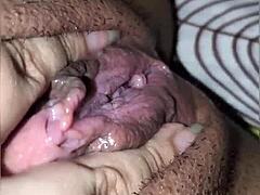 My creamy pussy explodes in an incredible orgasm on vertical video
