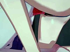 chelsea, ready to lick that pussy before akame straps on?