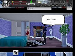 Curvy hentai babe in outfit gets huge cumshot