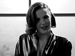 bobbi s masturbates in a corset and stockings