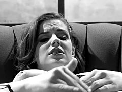 bobbi s masturbates in a corset and stockings