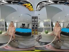 Detailed Virtual Porn Session Where Latin Milf Caitlin Bell Plays Billiards And Shows Off Her Big Tits In Reality