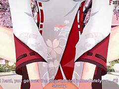 yae miko having sex in genshin impact