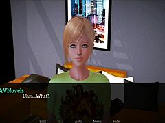 Blonde 3D Cartoon Babe Dominates in Erotic Anime Scene