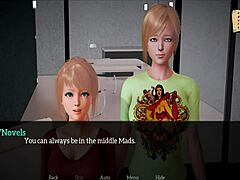 Blonde 3D Cartoon Babe Dominates in Erotic Anime Scene