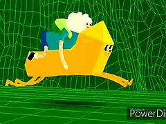 Adventure time cartoon series one hour episode.