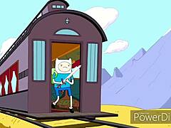 Adventure time cartoon series one hour episode.