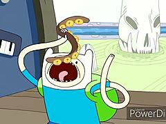 Adventure time cartoon series one hour episode.