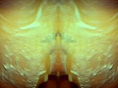 Milf’s erotic mirror reflection in steamy shower