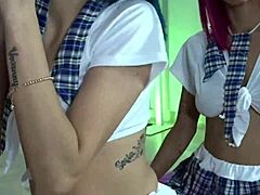 Jazmin GETS her THROAT FUCKED on KNEES with FRIENDS