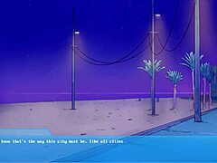 she gropes big tits in arcade game