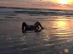 Enjoying A Wet Beach Day With Bikinis 😎