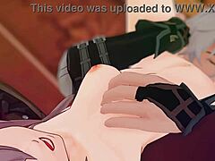 Qingque dives into Jing Yuan's pussy and fucks him hard for a creampie 😏