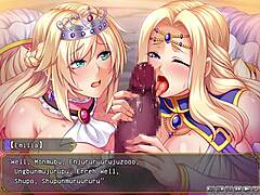 Queen in anime game with english subtitles.