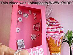 Detailed barbie doll in lingerie